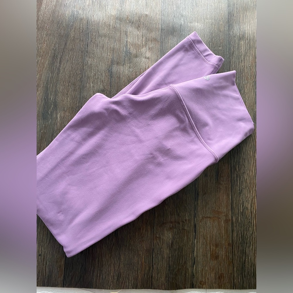 Lululemon double lined high rise wisteria purple